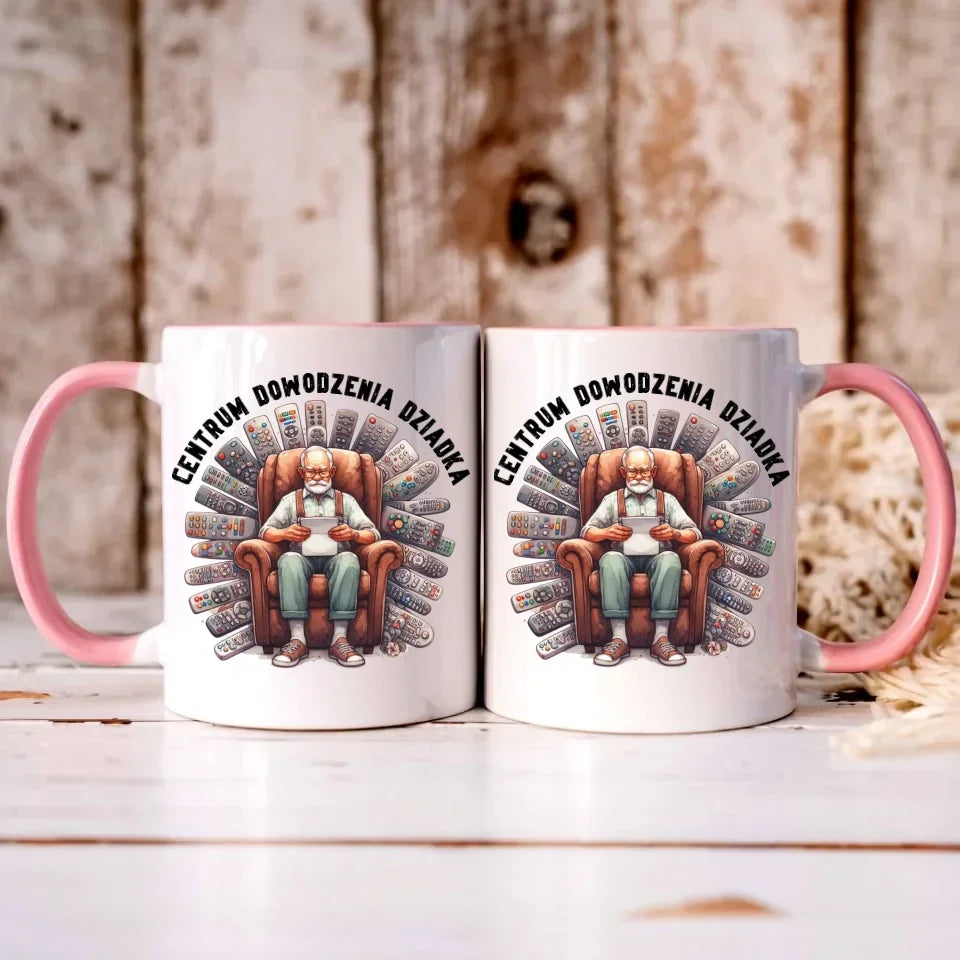 Centrum dowodzenia | Kubek dla dziadka D28 - StoryCups.pl