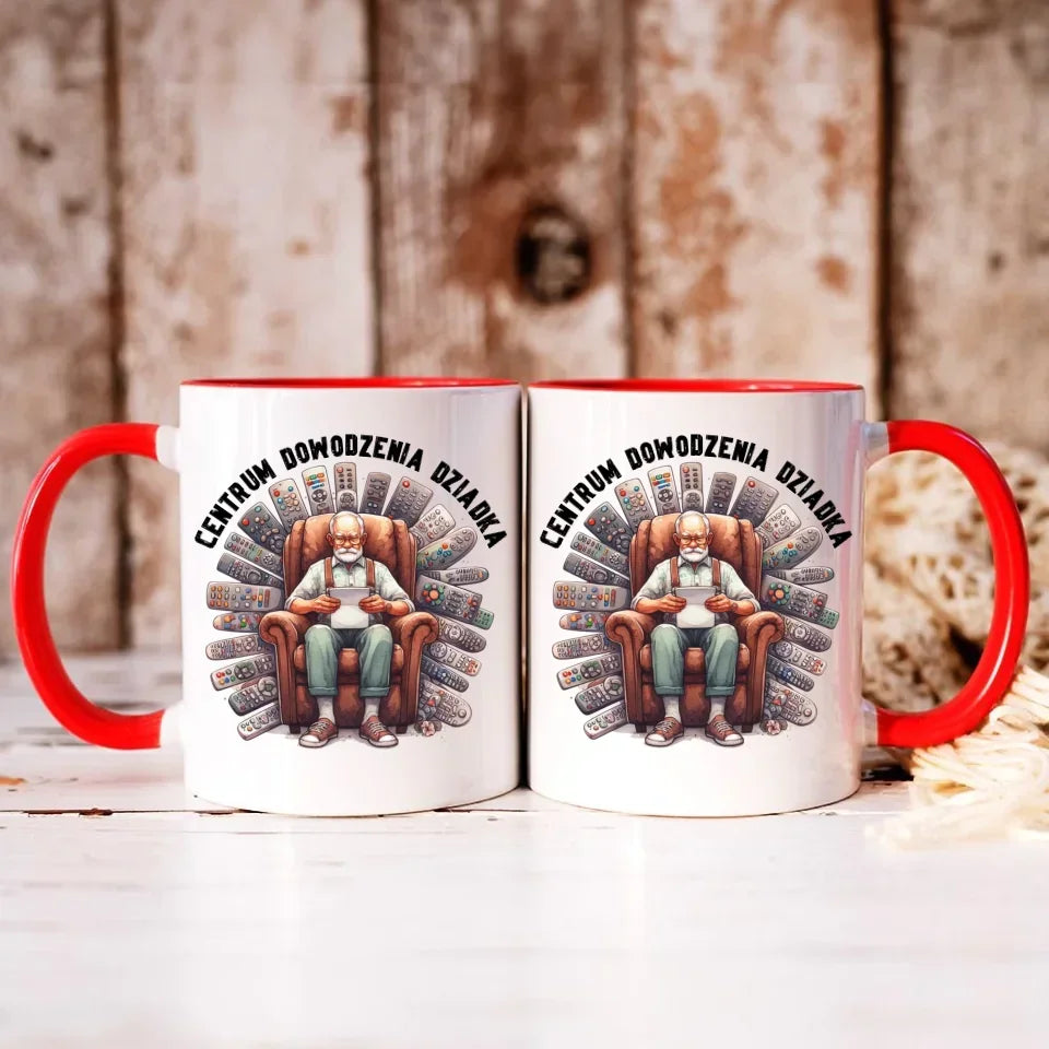 Centrum dowodzenia | Kubek dla dziadka D28 - StoryCups.pl