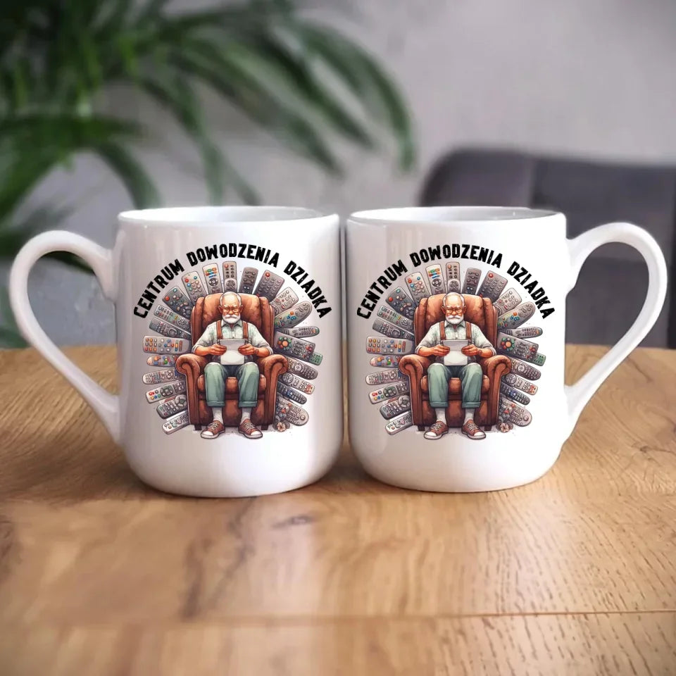 Centrum dowodzenia | Kubek dla dziadka D28 - StoryCups.pl