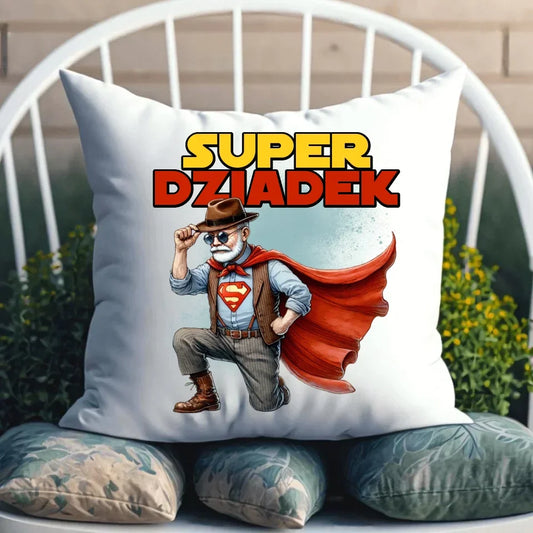Super Dziadek | Poduszka dla dziadka D29 - StoryCups.pl