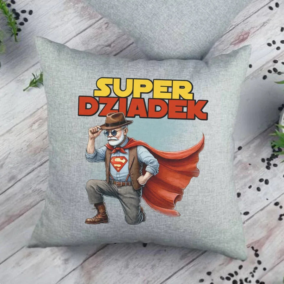 Super Dziadek | Poduszka dla dziadka D29 - StoryCups.pl