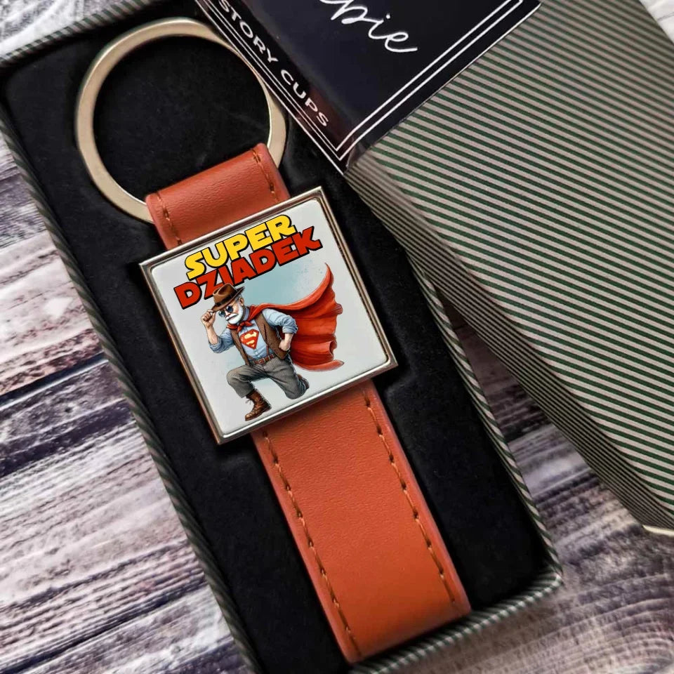 Super Dziadek | Brelok dla dziadka D29 - StoryCups.pl