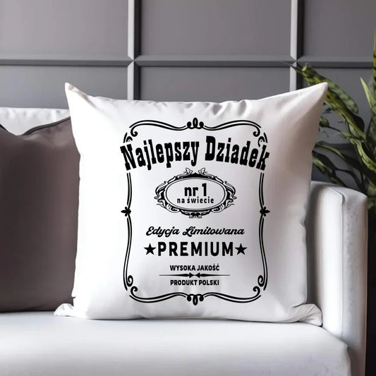 Najlepszy Dziadek na świecie | Poduszka dla dziadka D30 - StoryCups.pl