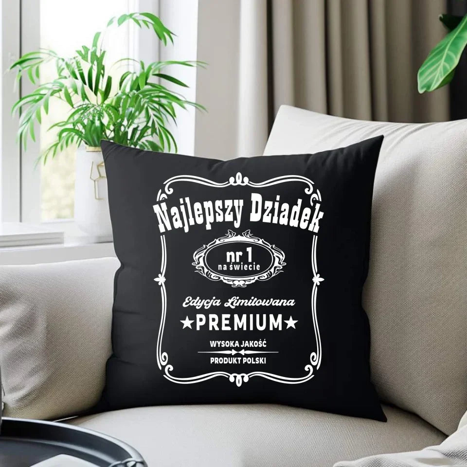 Najlepszy Dziadek na świecie | Poduszka dekoracyjna dla dziadka D30 - StoryCups.pl