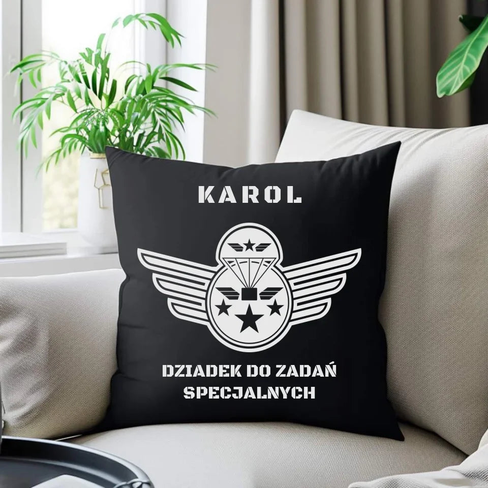 Dziadek do zadań specjalnych | Poduszka dekoracyjna dla dziadka D31 - StoryCups.pl