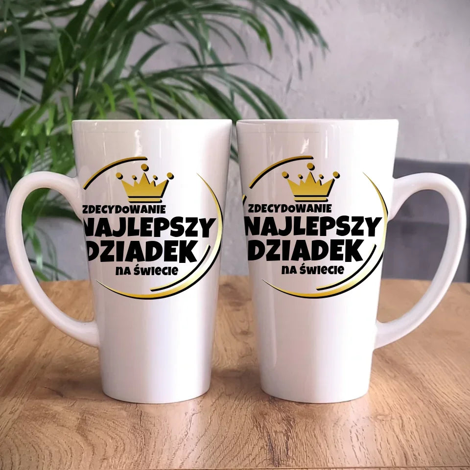 Zdecydowanie najlepszy dziadek na świecie | Kubek dla dziadka D32 - StoryCups.pl