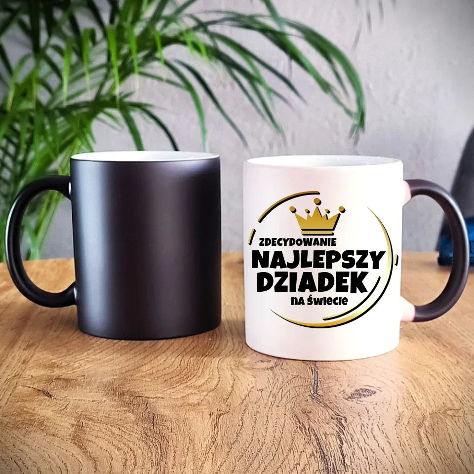 Zdecydowanie najlepszy dziadek na świecie | Kubek dla dziadka D32 - StoryCups.pl