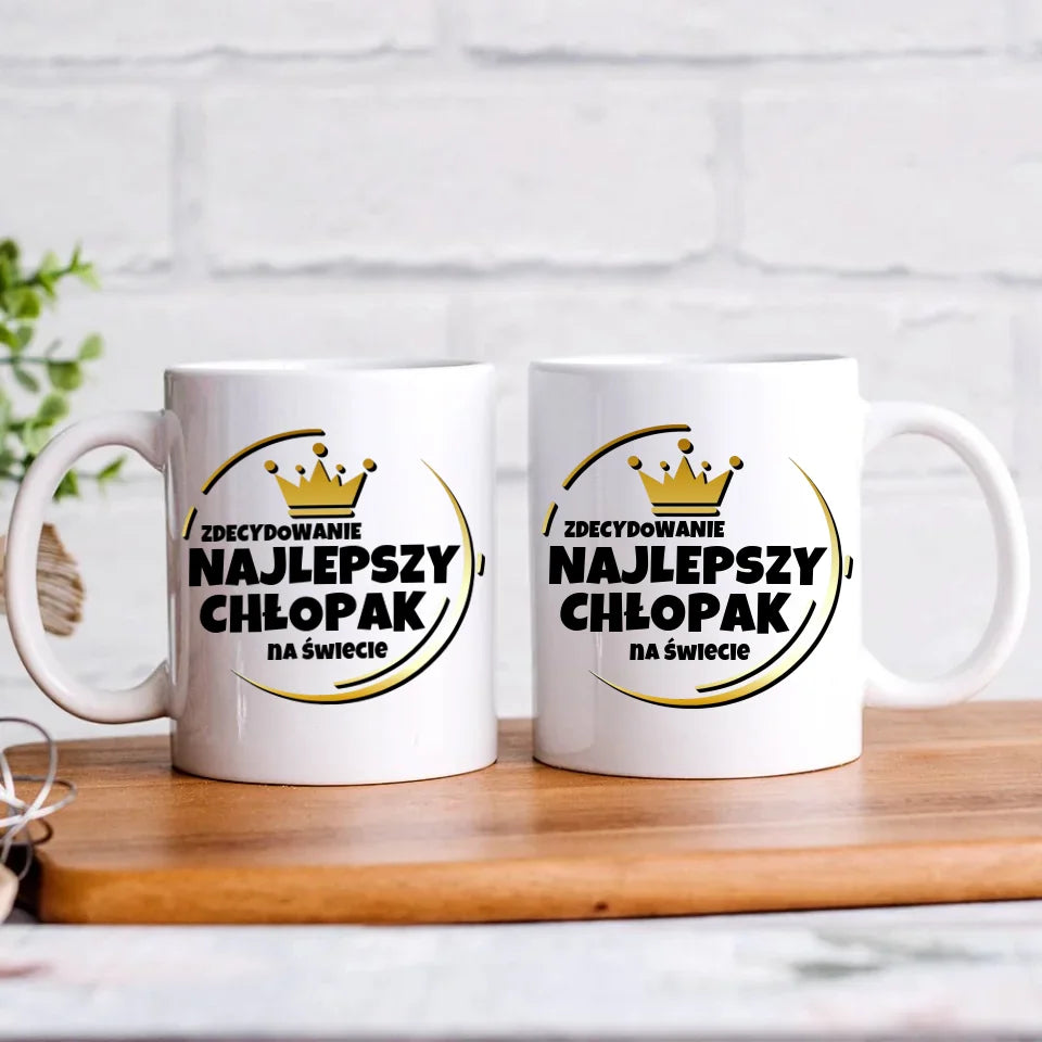Personalizowany kubek dla chłopaka prezent na Dzień Chłopaka Święta Urodziny