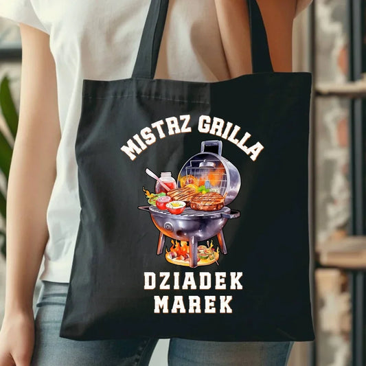 Dziadek mistrz grilla | Torba dla dziadka D33 - StoryCups.pl