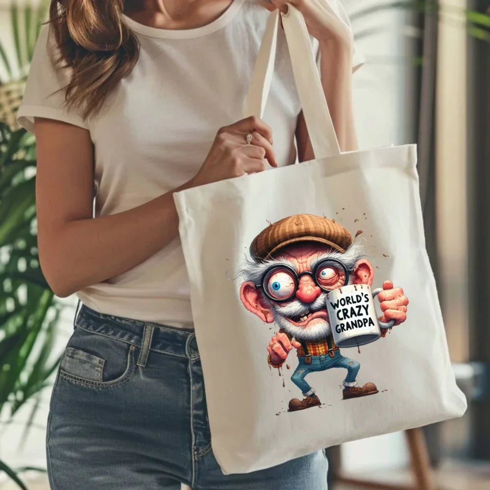 Crazy grandpa | Torba dla dziadka D38 - StoryCups.pl