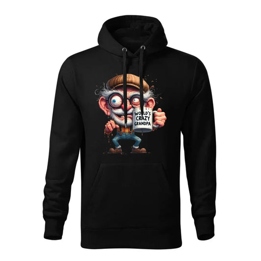 Crazy grandpa | Bluza męska z kapturem dla dziadka D38 - StoryCups.pl
