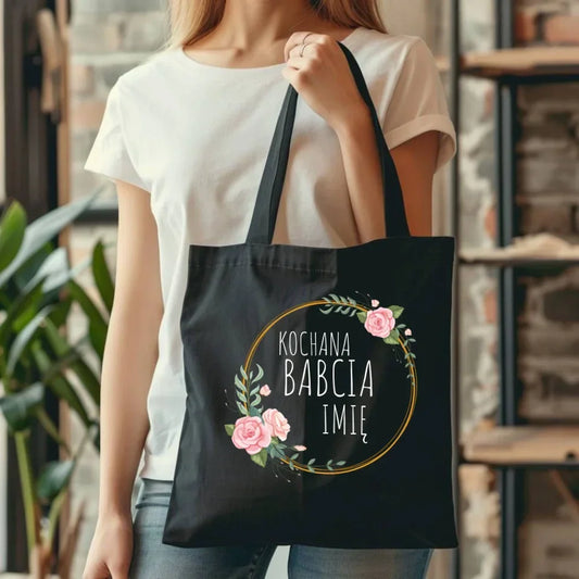 Kochana Babcia | Personalizowana torba dla babci B10 - StoryCups.pl