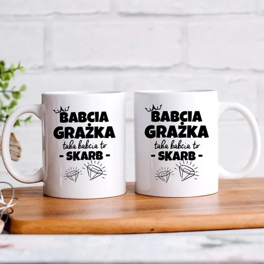 Taka Babcia to skarb | Kubek dla babci B19 - StoryCups.pl
