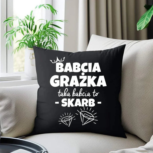 Taka Babcia to skarb | Poduszka dekoracyjna dla babci B19 - StoryCups.pl