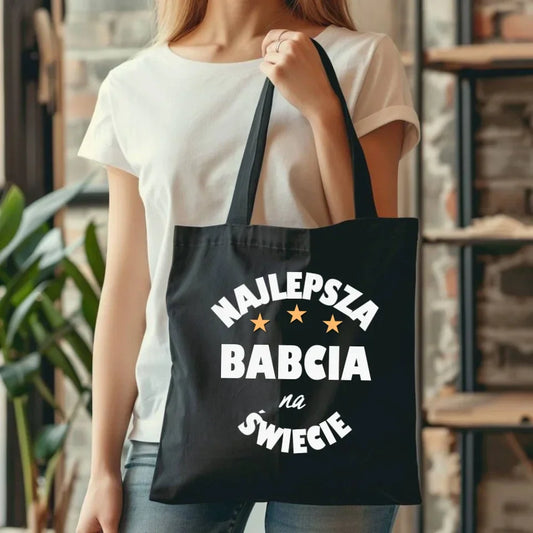 Najlepsza babcia na świecie | Torba dla babci B23 - StoryCups.pl