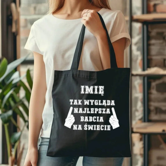 Tak wygląda najlepsza babcia na świecie | Torba dla babci B24 - StoryCups.pl