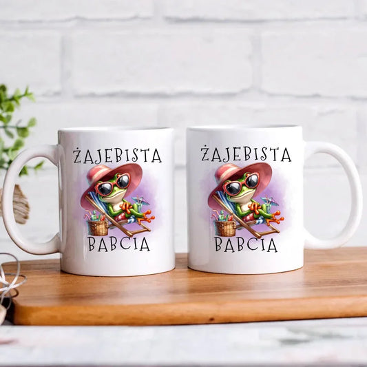 Żajebista babcia | Kubek dla babci B27 - StoryCups.pl