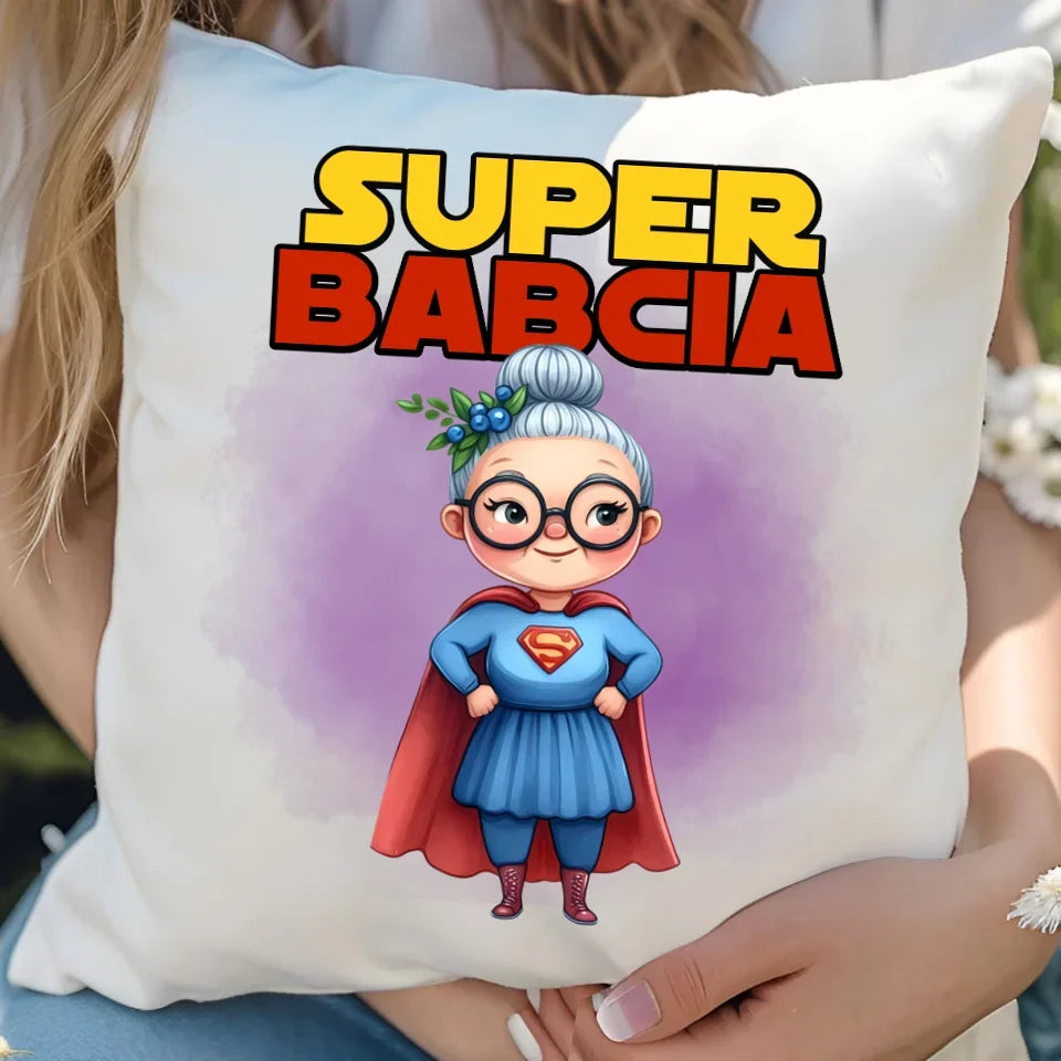 Super Babcia | Poduszka dla babci B29 - StoryCups.pl