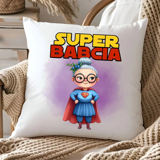 Super Babcia | Poduszka dla babci B29 - StoryCups.pl