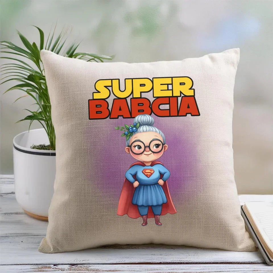 Super Babcia | Poduszka dla babci B29 - StoryCups.pl