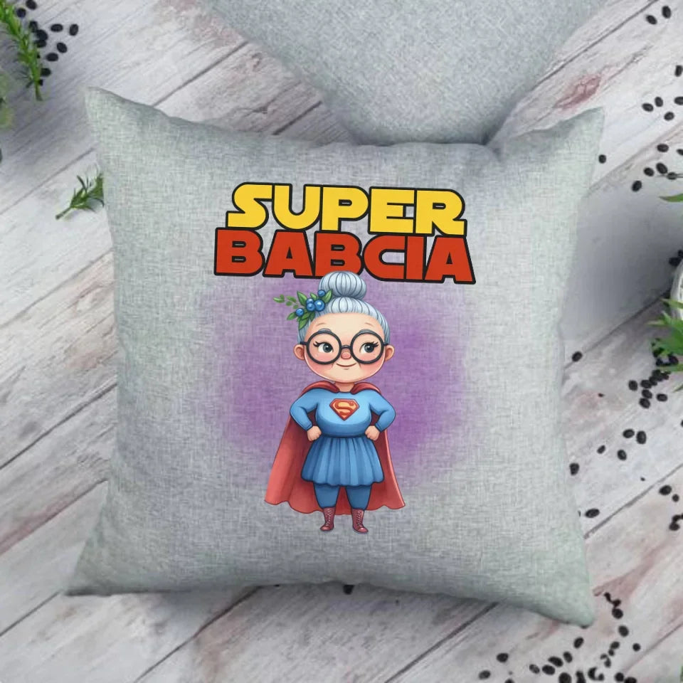 Super Babcia | Poduszka dla babci B29 - StoryCups.pl