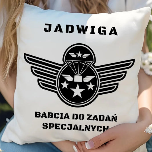 Babcia do zadań specjalnych | Poduszka dla babci B31 - StoryCups.pl
