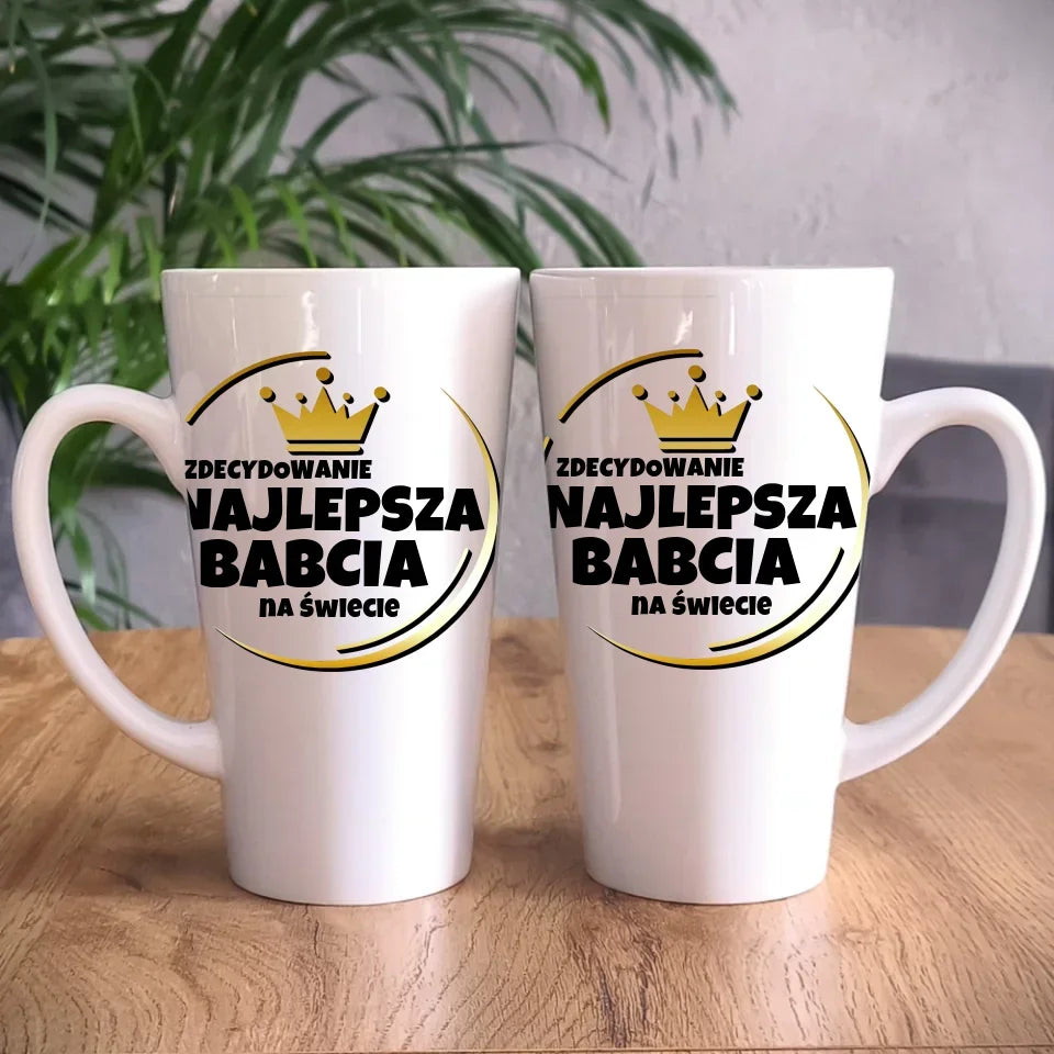 Zdecydowanie najlepsza babcia na świecie | Kubek dla babci B32 - StoryCups.pl