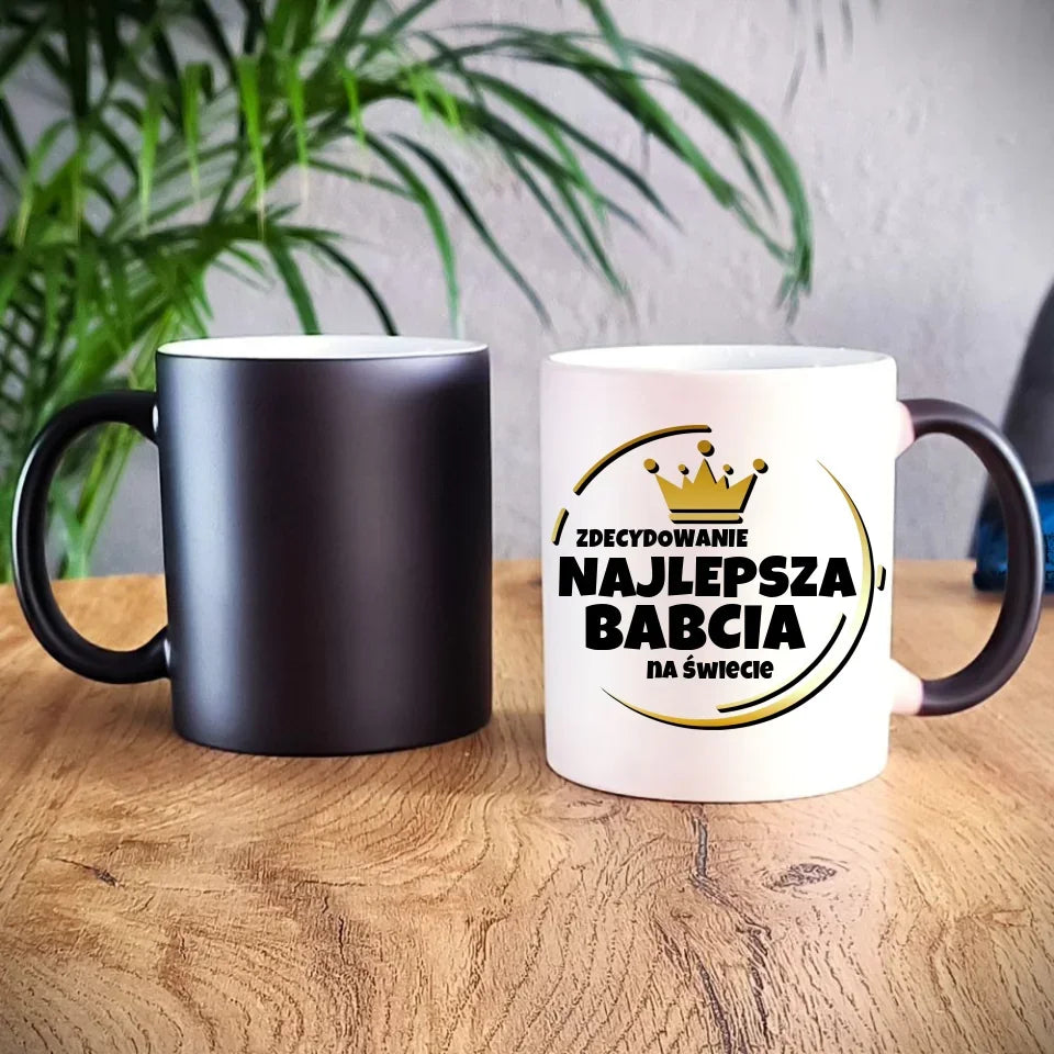 Zdecydowanie najlepsza babcia na świecie | Kubek dla babci B32 - StoryCups.pl