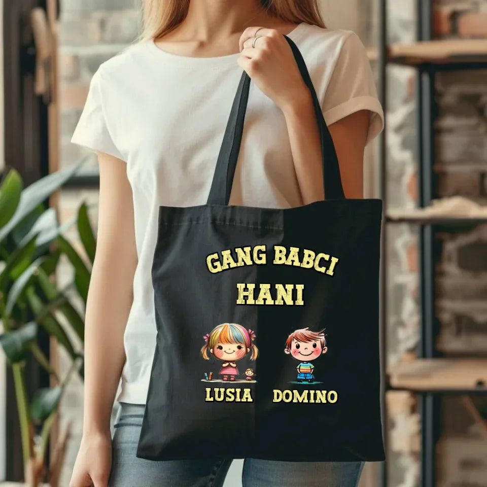 Gang Babci | Personalizowana torba dla babci B18 - StoryCups.pl