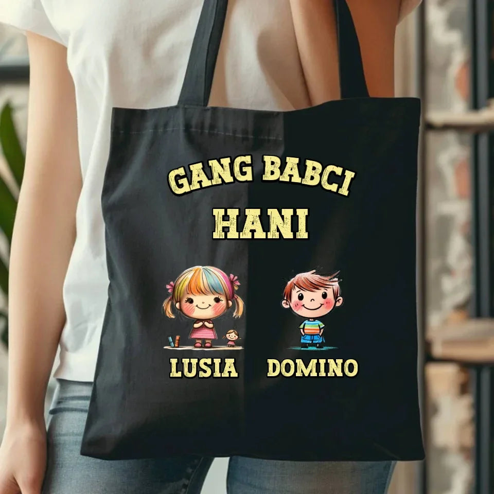 Gang Babci | Personalizowana torba dla babci B18 - StoryCups.pl