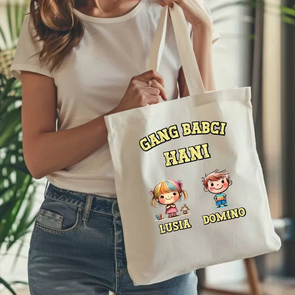 Gang Babci | Personalizowana torba dla babci B18 - StoryCups.pl