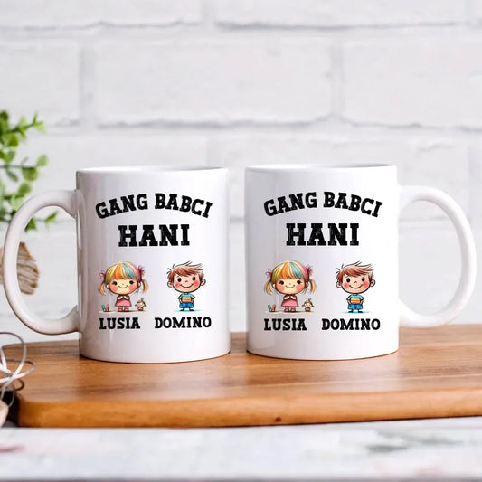 Gang Babci | Personalizowany kubek dla babci B18 - StoryCups.pl