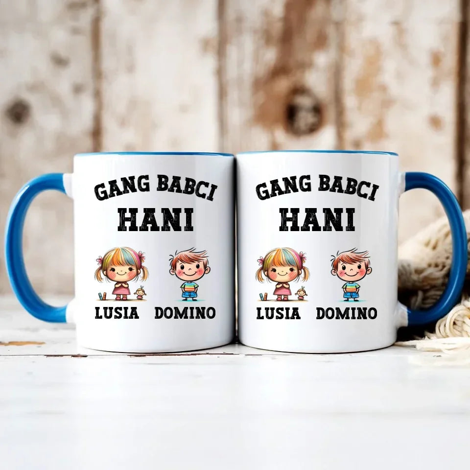 Gang Babci | Personalizowany kubek dla babci B18 - StoryCups.pl
