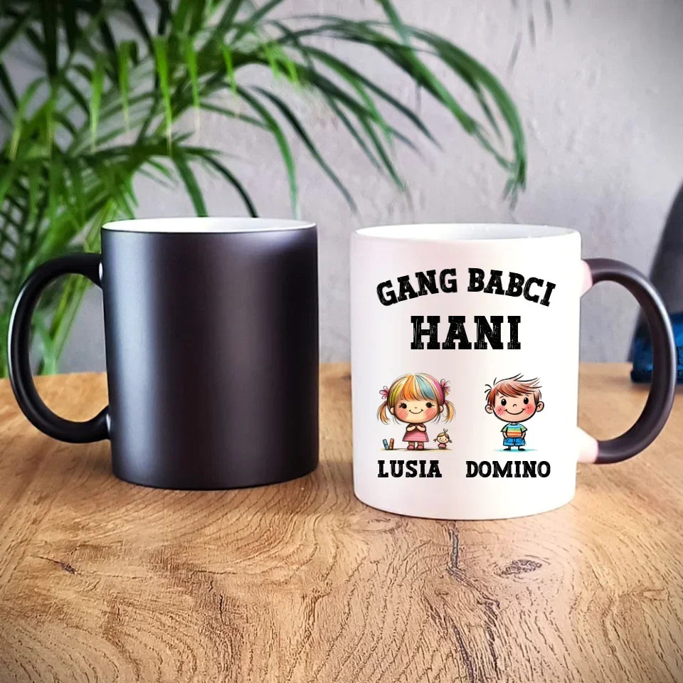 Gang Babci | Personalizowany kubek dla babci B18 - StoryCups.pl