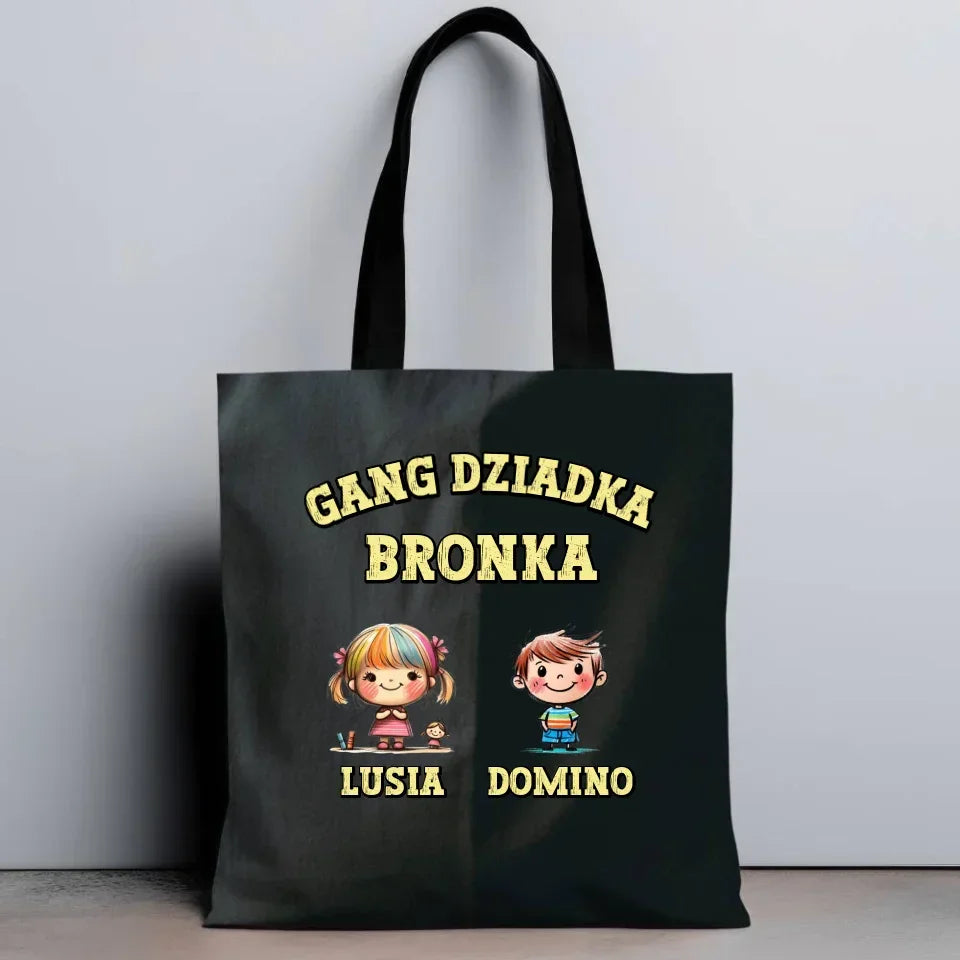 Gang Dziadka | Personalizowana torba dla dziadka D18 - StoryCups.pl