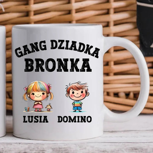 Gang Dziadka | Personalizowany kubek dla dziadka D18 - StoryCups.pl