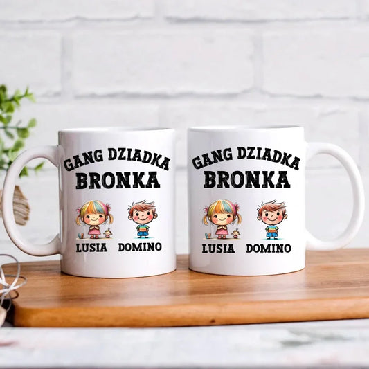 Gang Dziadka | Personalizowany kubek dla dziadka D18 - StoryCups.pl
