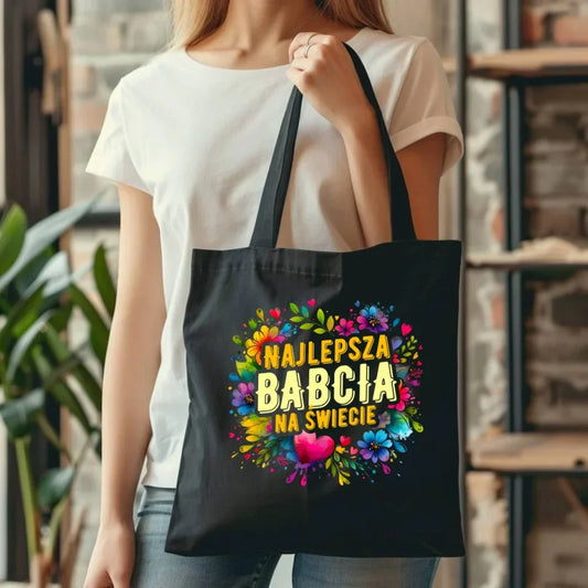 Najlepsza babcia na świecie | Torba dla babci B07 - StoryCups.pl