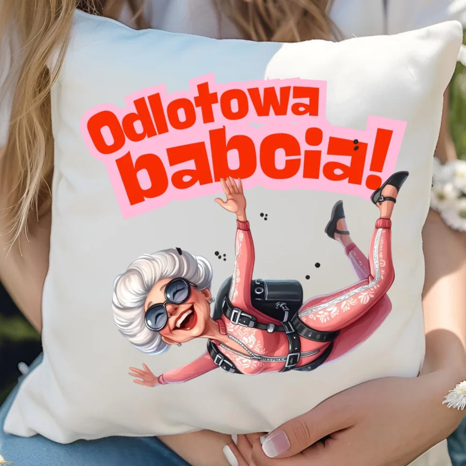 Poduszka dla babci - prezent na Dzień Babci, Urodziny, Święta