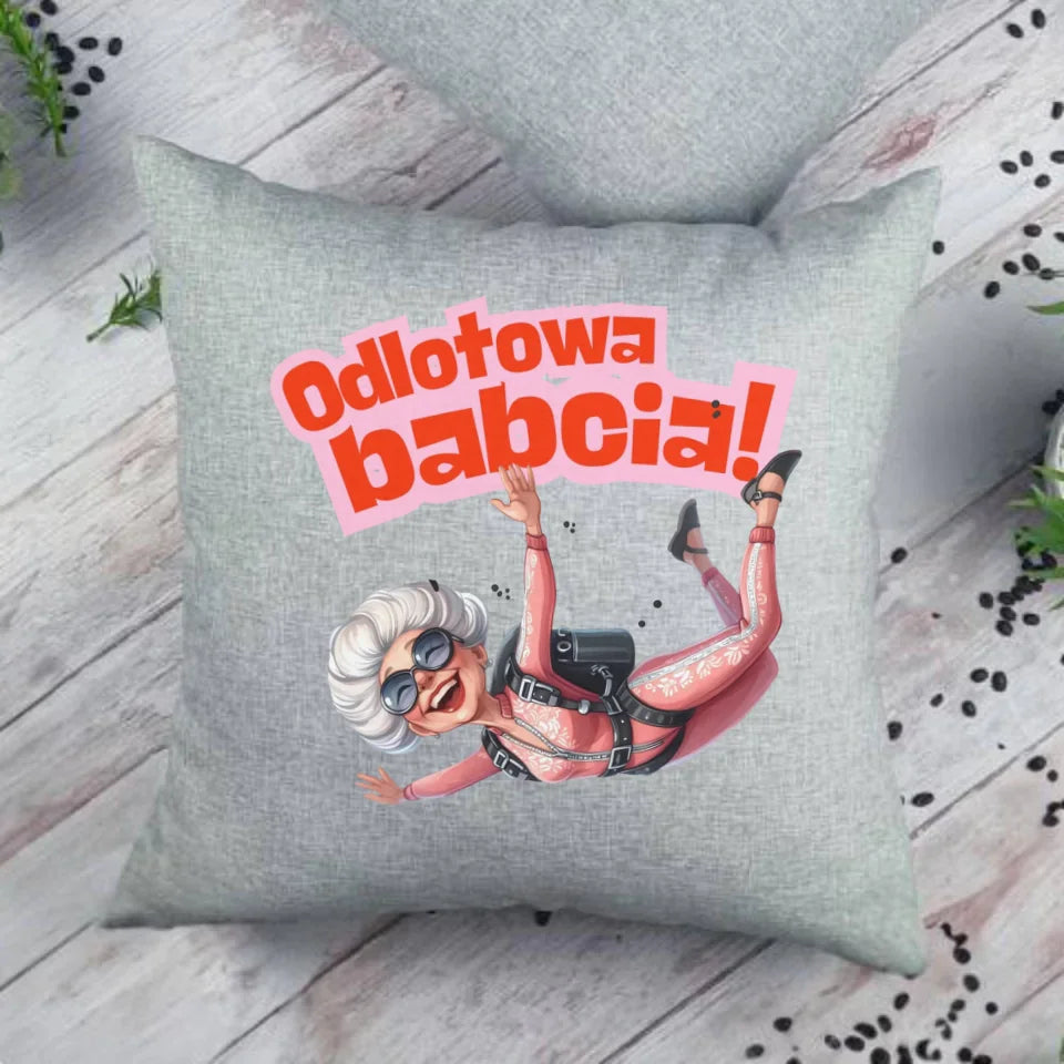 Duża poduszka dla babci - prezent na Dzień Babci, Urodziny, Święta
