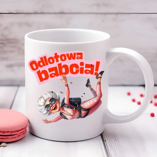 Odlotowa Babcia | Kubek dla babci B28 - StoryCups.pl