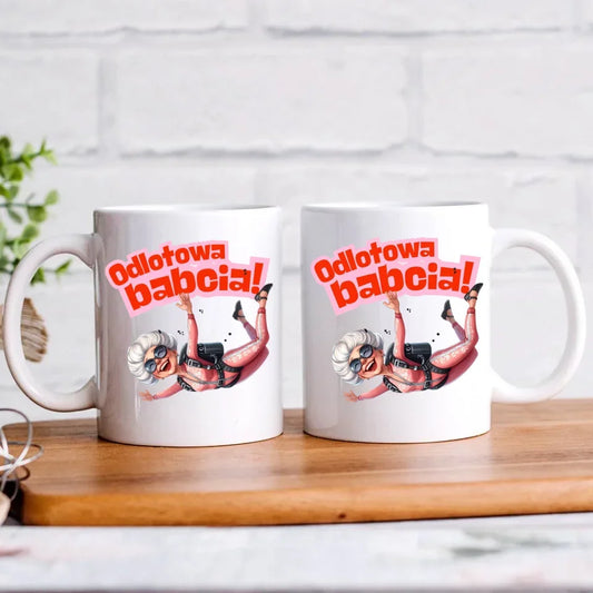 Odlotowa Babcia | Kubek dla babci B28 - StoryCups.pl