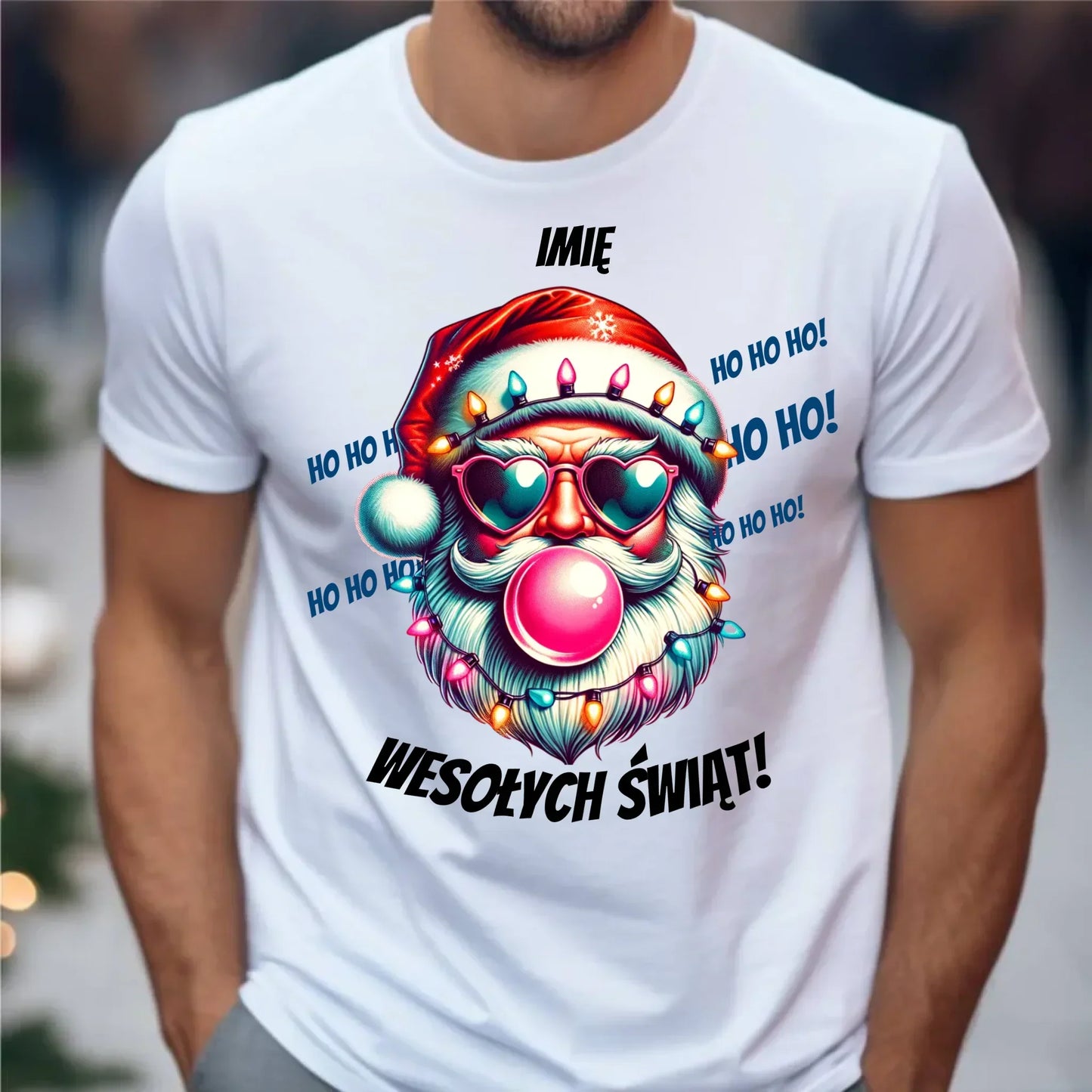 Mikołaj | Świąteczna koszulka męska na Mikołajki BN17 - StoryCups.pl