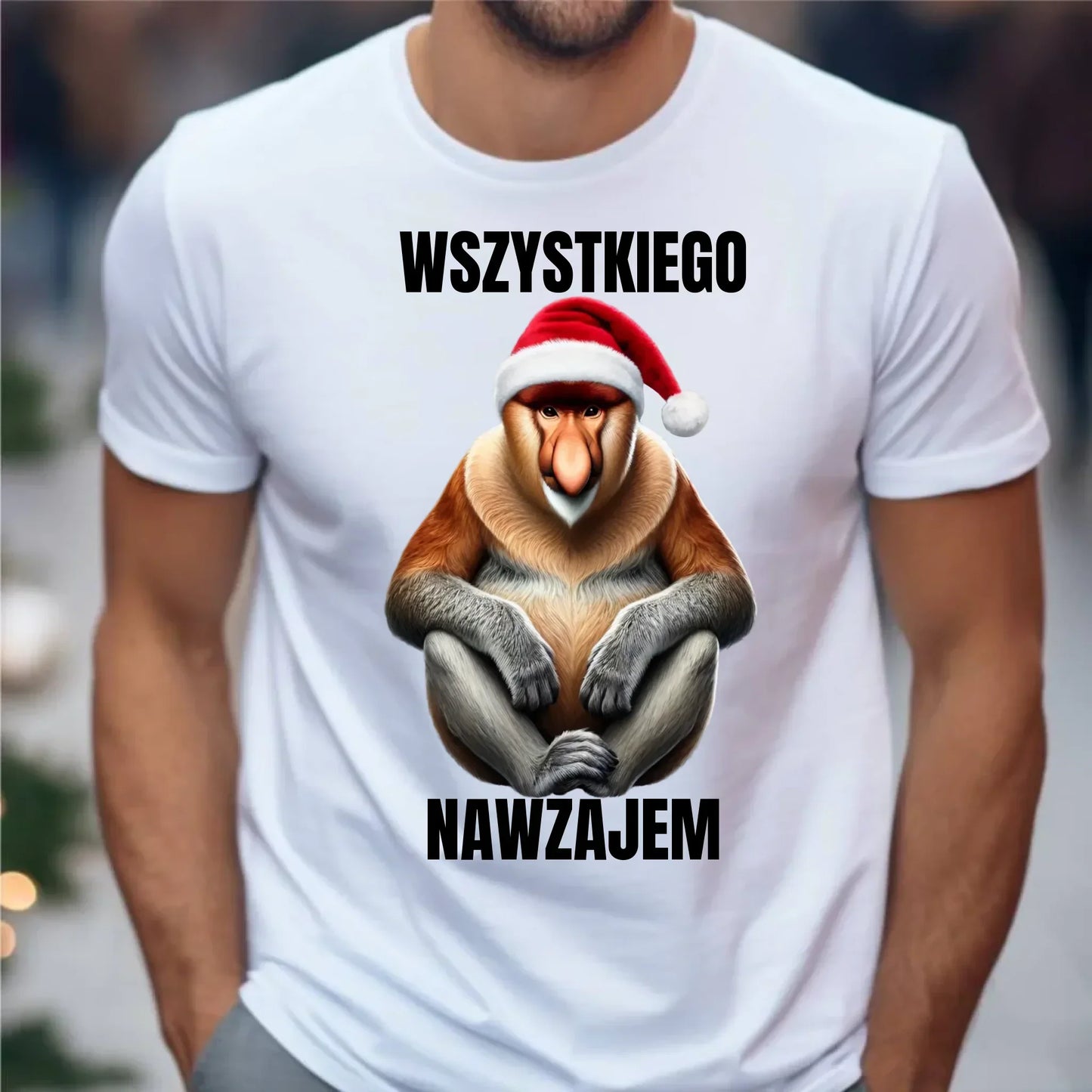 Wszystkiego nawzajem | Świąteczna koszulka męska BN110 - StoryCups.pl