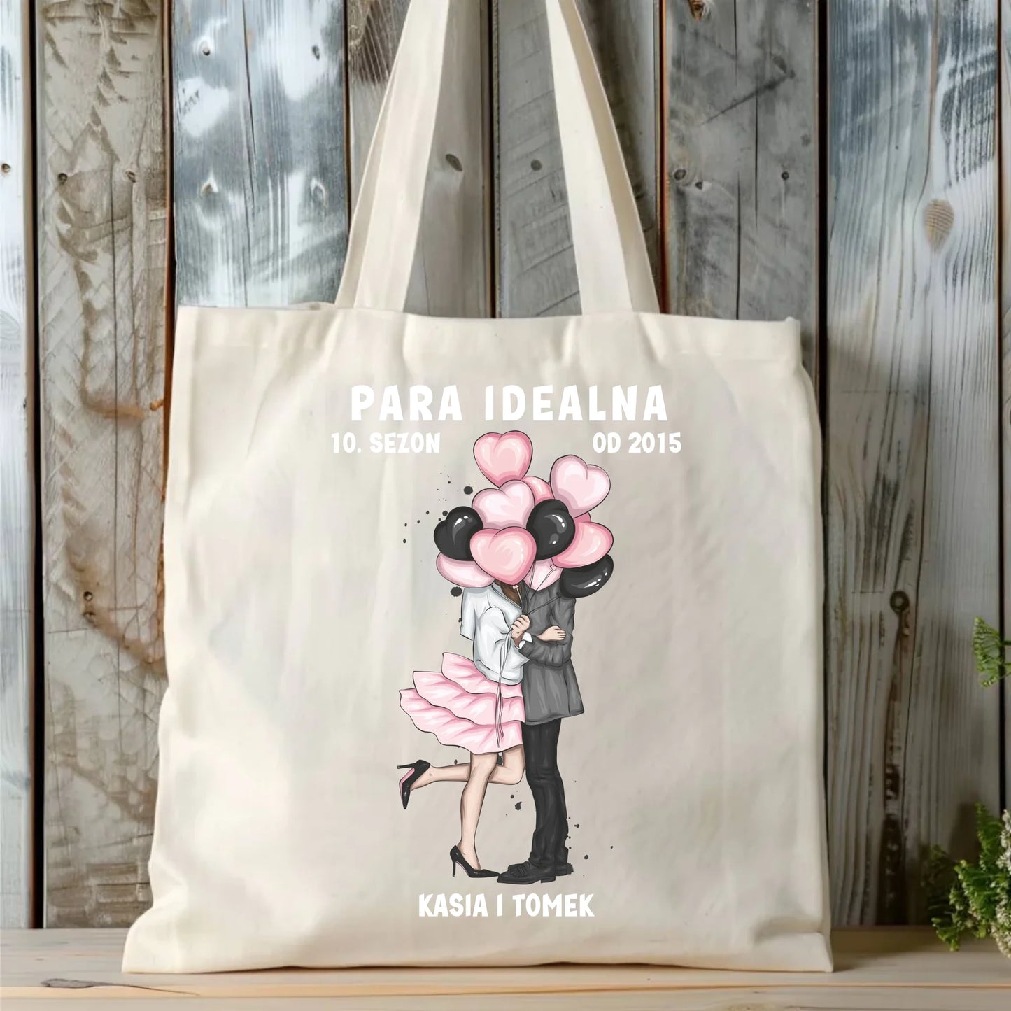 Torba tote bag naturalna nadruk