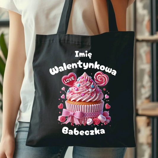 Walentynkowa babeczka imię | Torba na Walentynki W21 - StoryCups.pl