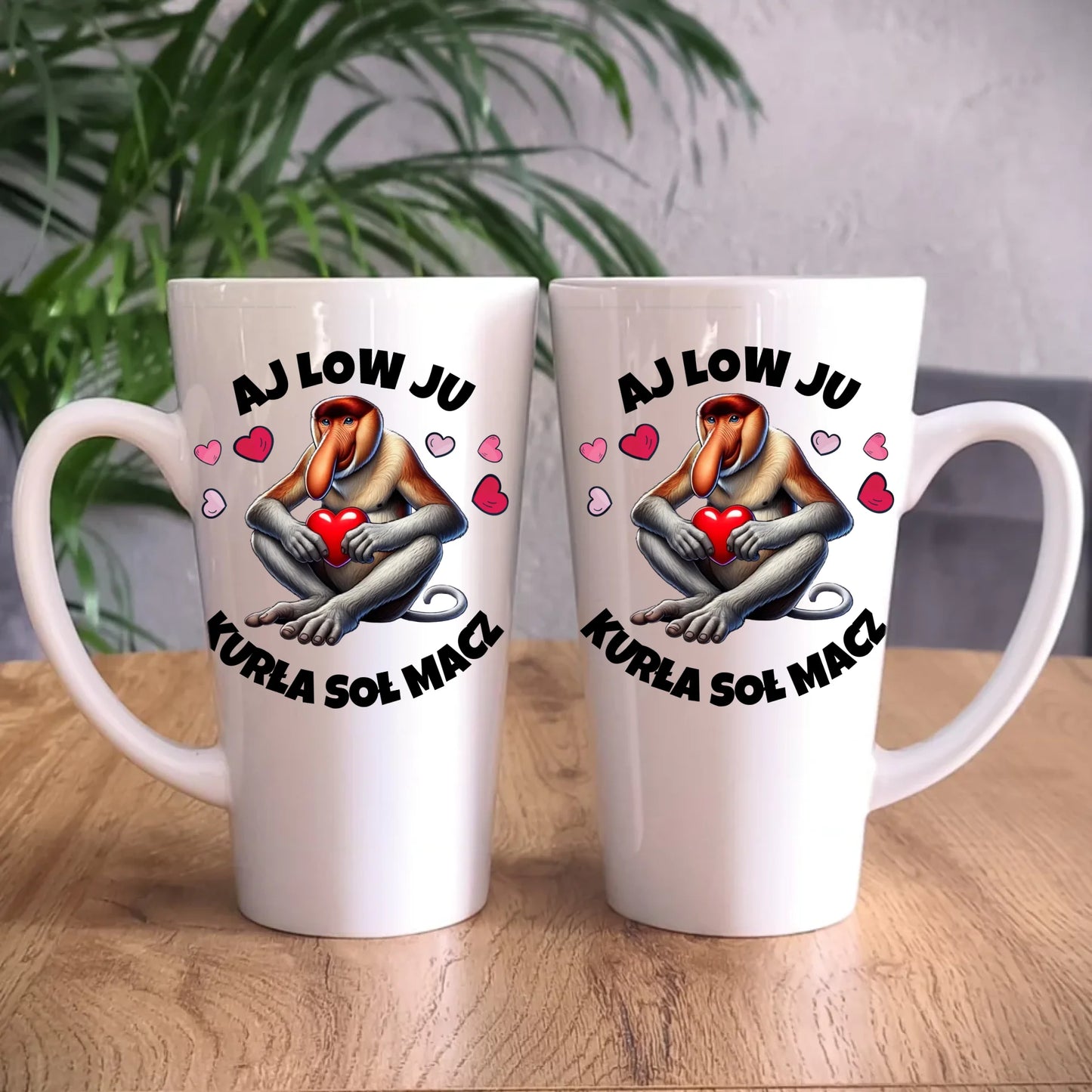 Personalizowany duży kubek dla par – idealny prezent na Walentynki lub Święta