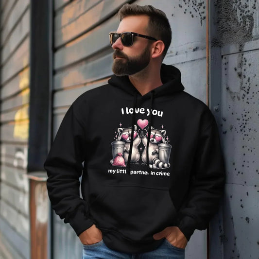 My little partner in crime | Bluza męska z kapturem W27 - StoryCups.pl