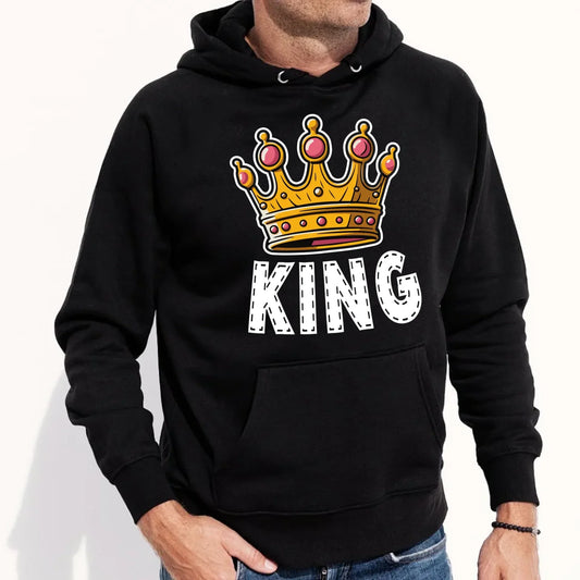 King | Bluza męska z kapturem W41 - StoryCups.pl