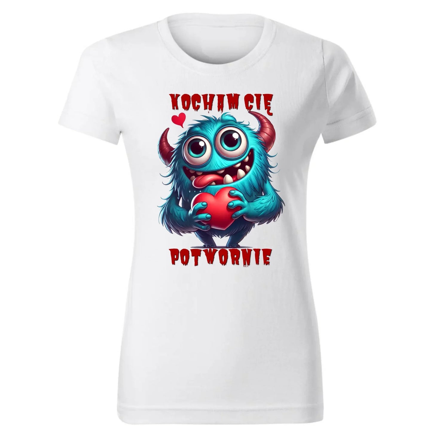 Kocham Cię potwornie | Koszulka damska W45 - StoryCups.pl